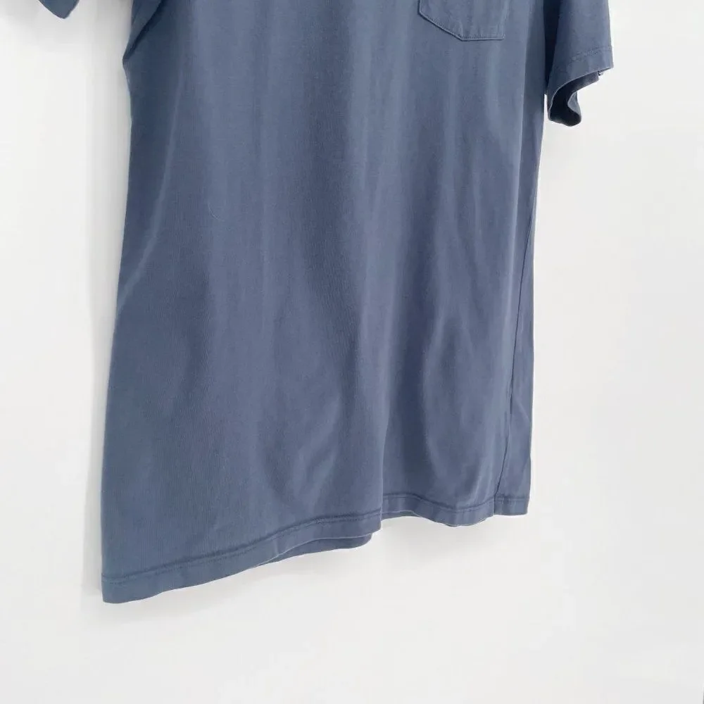 Vineyard Vines Flag Short Sleeve Pocket Tee Cotton Blue Kids 18 / XL 4th of July